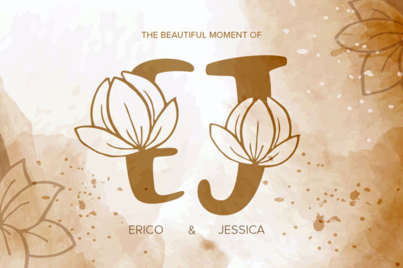 Brown Monogram Font - Preview 2