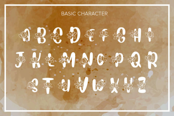 Brown Monogram Font - Preview 4