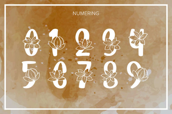 Brown Monogram Font - Preview 5