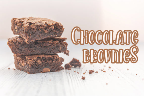 Brownies Chocolatos Font - Preview 2