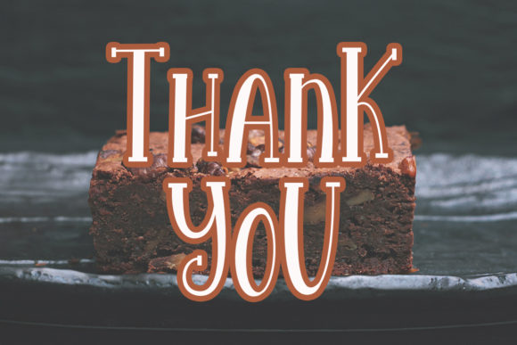 Brownies Chocolatos Font - Preview 5