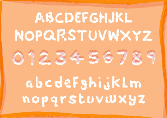 Burnt Paper Font - Preview 1