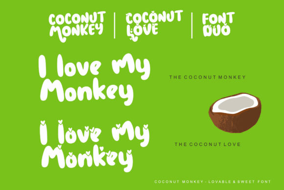 Coconut Monkey Font - Preview 1