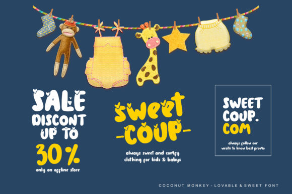 Coconut Monkey Font - Preview 3