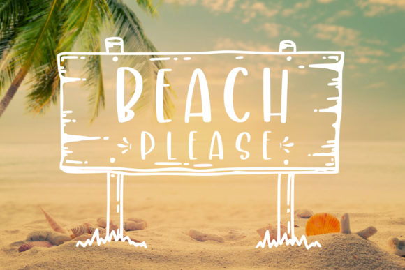 Crafty Beach Font - Preview 3