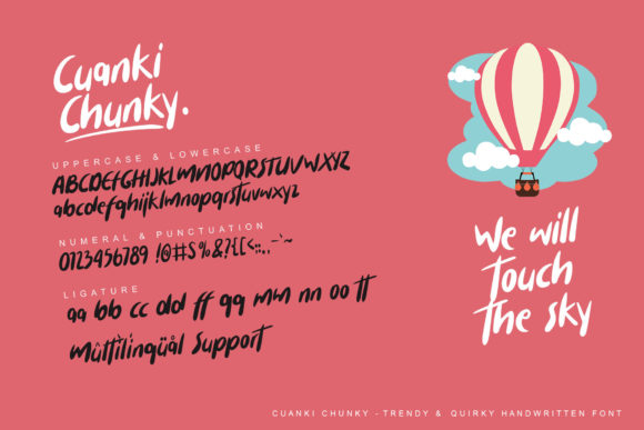 Cuanki Chunky Font - Preview 6