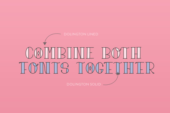 Dolington Font PNG with transparent background - Preview 2