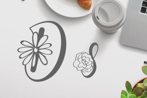 Flanela Monogram Font - Preview 1