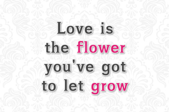 Flowers Font - Preview 3