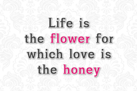 Flowers Font - Preview 4