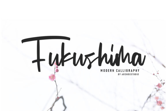 Fukushima Font - Preview 1
