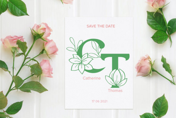 Georgia Monogram Font - Preview 2