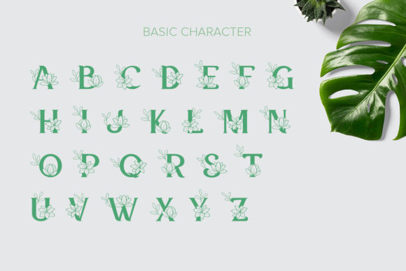 Georgia Monogram Font - Preview 4