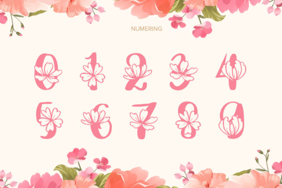 Great Wish Monogram Font PNG with transparent background - Preview 5