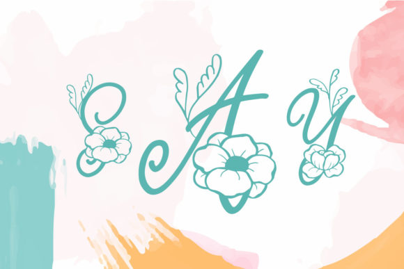 Hayme Monogram Font - Preview 1