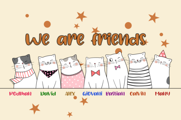 Hello Crafter Font PNG with transparent background - Preview 3