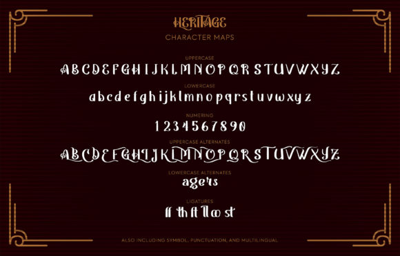 Heritage Font - Preview 4