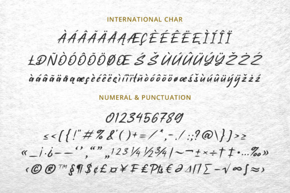 Hessthicc Font font preview - 3