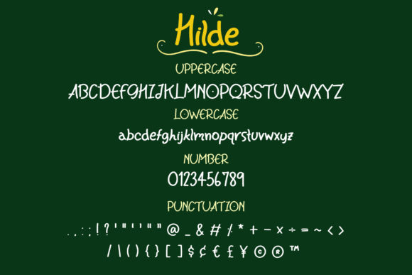 Hilde Font - Preview 2