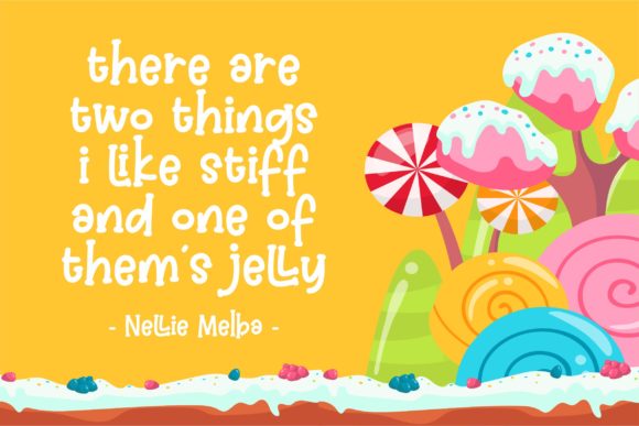 Jelly Boots Font PNG with transparent background - Preview 1
