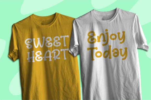 Jelly Boots Font PNG with transparent background - Preview 3