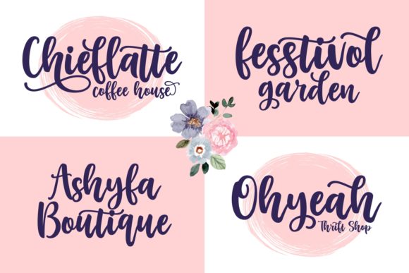 Lathey Font PNG with transparent background - Preview 3