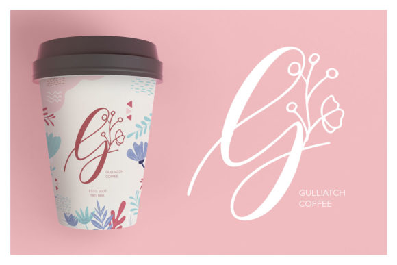 Laurence Monogram Font PNG with transparent background - Preview 3