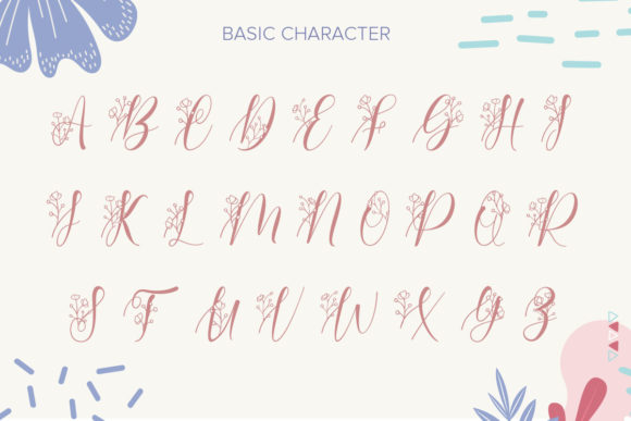 Laurence Monogram Font PNG with transparent background - Preview 4