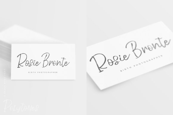Polytones Font PNG with transparent background - Preview 3