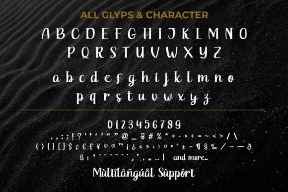 Rasia Font PNG with transparent background - Preview 4