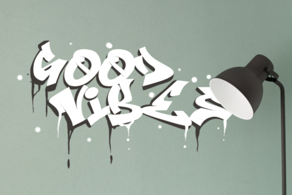 Amanzinc Graffiti Font - Preview 1