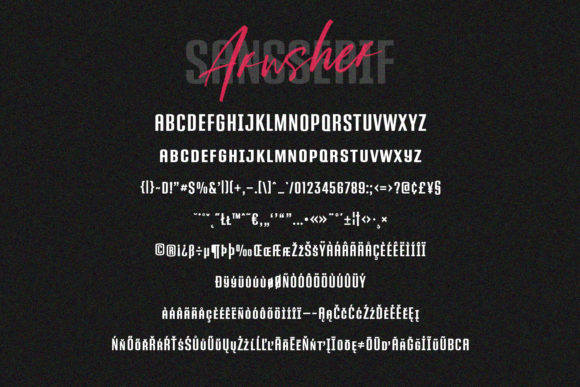 Arusher Font - Preview 5
