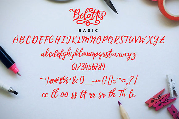 Belattis Font - Preview 1
