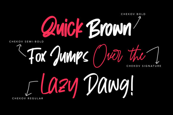 Chekov Font - Preview 3