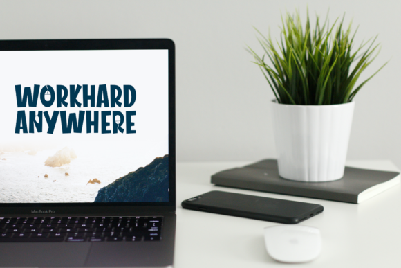 Coworking Space Font PNG with transparent background - Preview 3