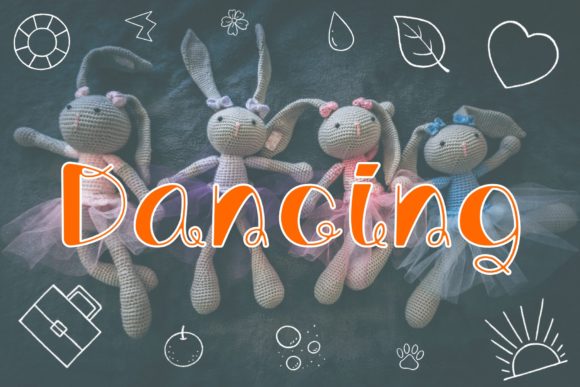 Curling Tail Font - Preview 2