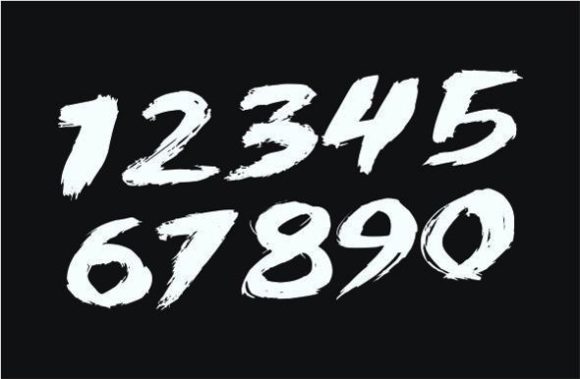 Goresbrush Font PNG with transparent background - Preview 2