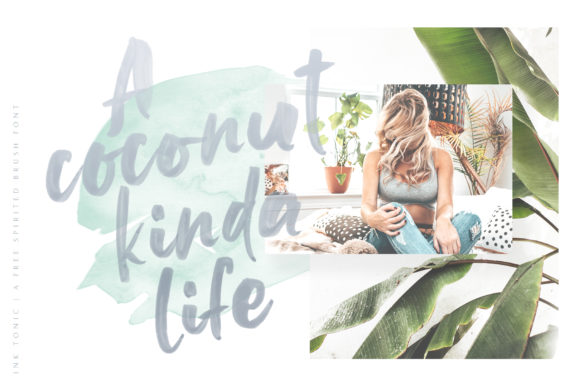 Ink Tonic Font font preview - 1