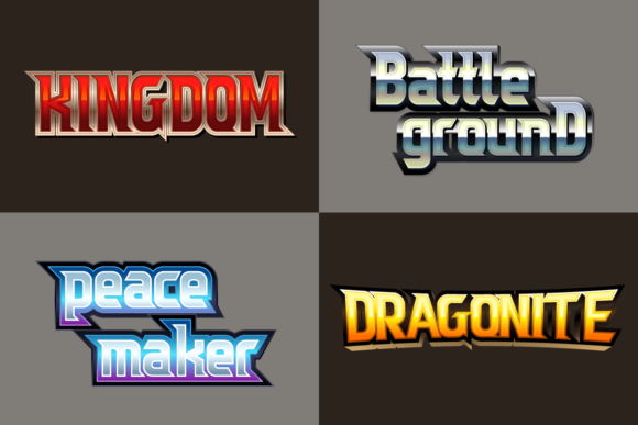Royal Knights Font PNG with transparent background - Preview 1