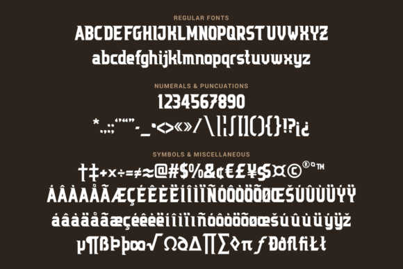 Royal Knights Font PNG with transparent background - Preview 2