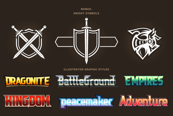 Royal Knights Font PNG with transparent background - Preview 3