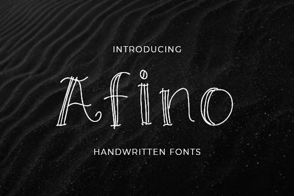 Afino Font - Preview 1
