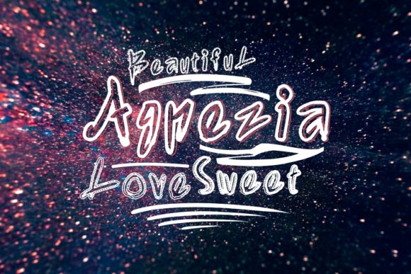 Agnezia Font - Preview 1