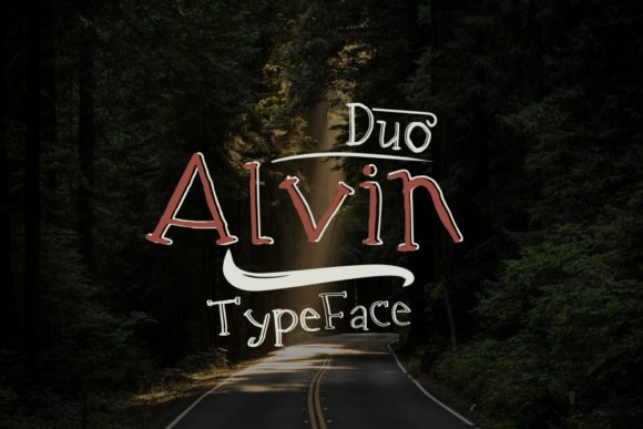 Alvin Duo Font - Preview 1