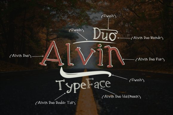 Alvin Duo Font - Preview 2