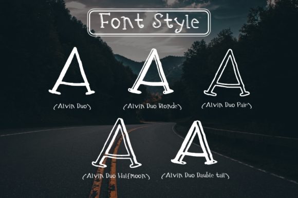 Alvin Duo Font - Preview 3