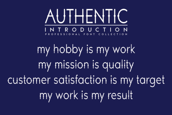 Authentic Font - Preview 2