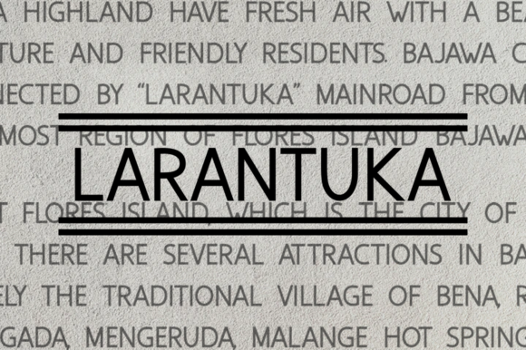 Bajawa Font - Preview 3