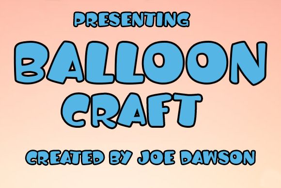 Balloon Craft Font - Preview 1