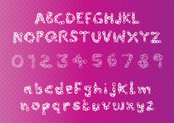 Bubbles Font - Preview 1
